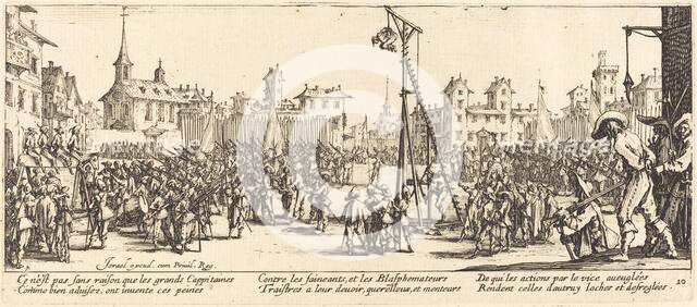 The Strappado, c. 1633. Creator: Jacques Callot.