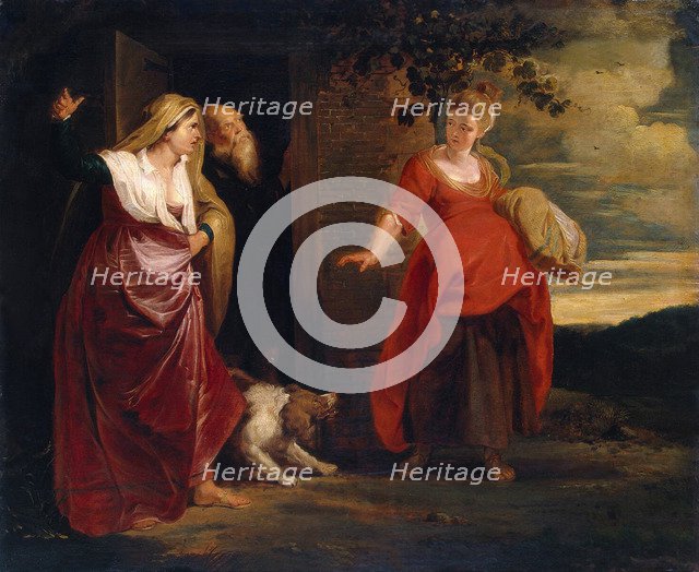'Hagar Leaves the House of Abraham', c1615. Artist: Peter Paul Rubens