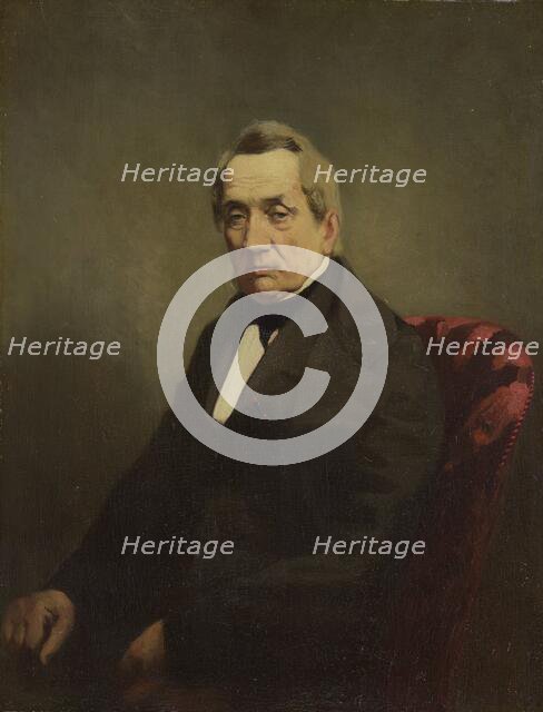 Portrait of J C de Brunett, Consul-General of Russia to Amsterdam, c.1850. Creator: Anon.