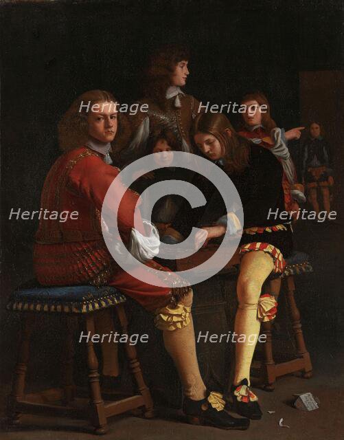The Draughts Players, 1652. Creator: Michiel Sweerts.