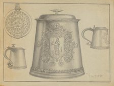 Silver Tankard, c. 1936. Creator: Eugene La Foret.