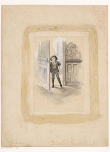 Boy in a doorway, 1870-1937. Creator: Willem Wenckebach.