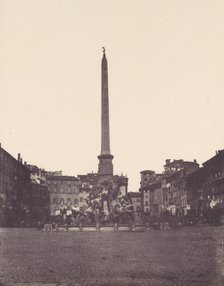 Piazza Navona, Rome, 1850s. Creator: Unknown.