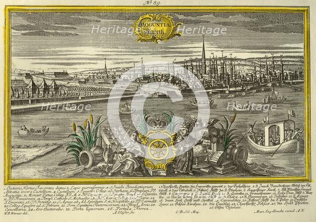 Mainz, c1740.  Creator: A Gläßer.