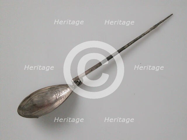 Silver Spoon, Late Roman, 4th-5th century. Creator: Unknown.