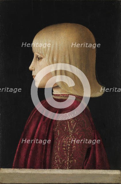 Portrait of a Boy (Guidobaldo Da Montefeltro?), ca 1479. Creator: Piero della Francesca (ca 1415-1492).