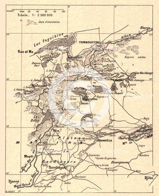''Delta central ou region lacustre du Niger; L'Ouest Africain', 1914. Creator: Unknown.