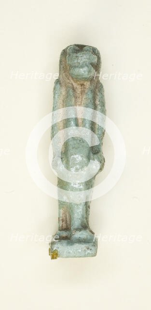 Amulet of the Goddess Taweret (Thoeris), Egypt, Third Intermediate Period-Late Period, Dynasties... Creator: Unknown.