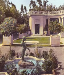 "Newmar," Senator George Almer Newhall house, 1761 Manor Drive, Hillsborough, California, 1917. Creator: Frances Benjamin Johnston.