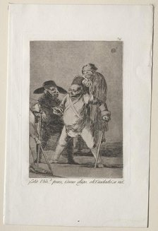 Caprichos: You understand?...Well, as I say...eh! Look out! Otherwise.... Creator: Francisco de Goya (Spanish, 1746-1828).