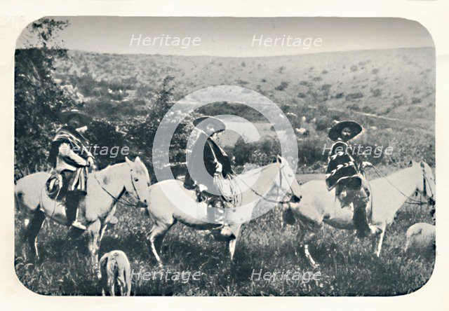 'Chillan Cowboys', 1911. Artist: Unknown.