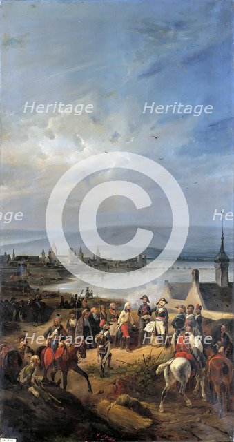 The French Army enters Mainz on October 21, 1792. Artist: Adam, Jean-Victor Vincent (1801-1867)