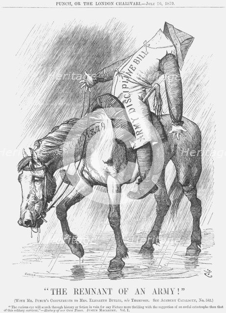 The Remnant of an Army!, 1879. Artist: Joseph Swain