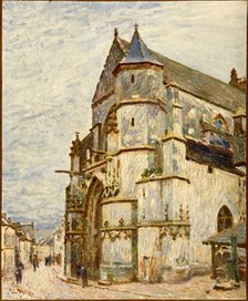 Church at Moret after the Rain, 1894. Creator: Alfred Sisley.