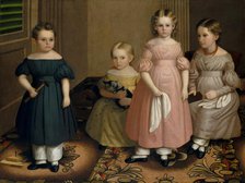 The Alling Children, ca. 1839. Creator: Oliver Tarbell Eddy.