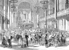 Fancy-dress ball in aid of St. Ann's Dispensary, at St, George’s Hall, Liverpool, 1864. Creator: Unknown.
