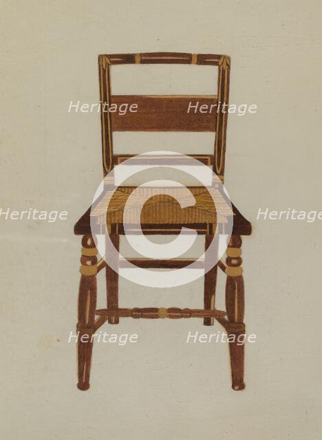Side Chair, 1935/1942. Creator: Genevieve Sherlock.