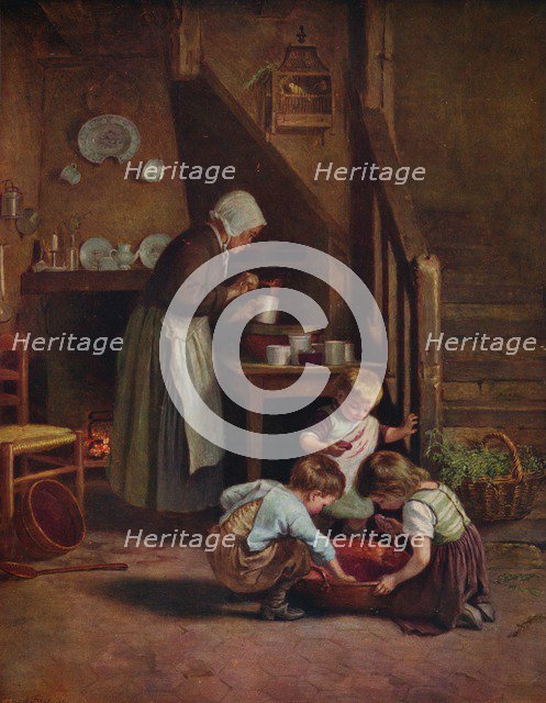 'Making Jam', 1880, (c1915). Artist: Pierre Edouard Frere.