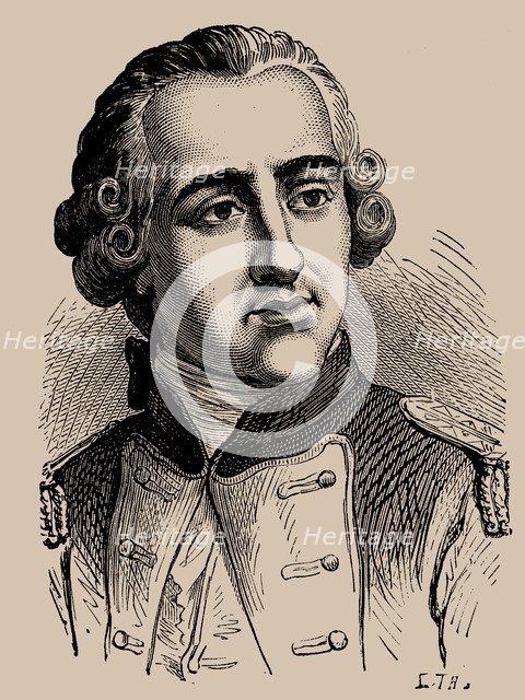 Jean-Baptiste-Donatien de Vimeur, comte de Rochambeau (1725-1807), 1889.