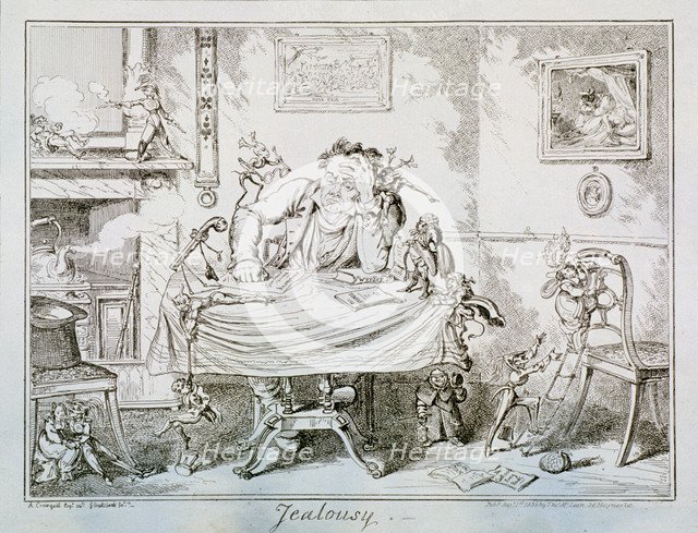 'Jealousy', 1835. Artist: George Cruikshank