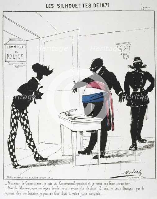 Paris Commune, 1871.  Artist: Moloch