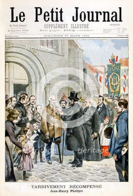 Late Reward for Jean-Henry Phelipot, 1901. Artist: Unknown