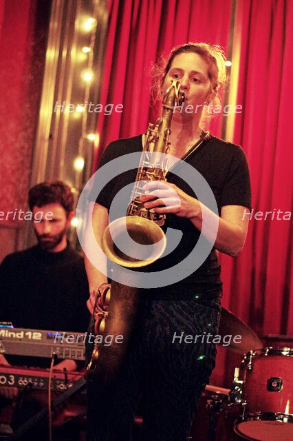 Arabella Sprot, Speakeasy Jazz Club, Wick Inn, Hove, East Sussex, 31 Jan 2024. Creator: Brian O'Connor.