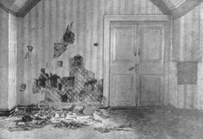 ''La fin tragique des Romanof; La chambre ou fut massacree la famille imperiale et..., 1918. Creator: Unknown.