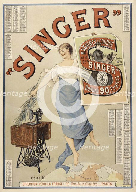 Singer Machines , 1891. Creator: Anonymous.