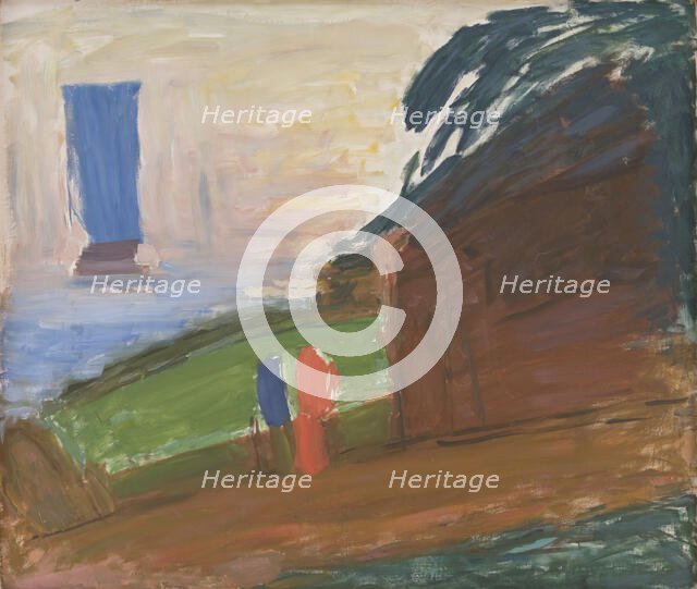 Waiting, 1893-1934. Creator: Carl Kylberg.