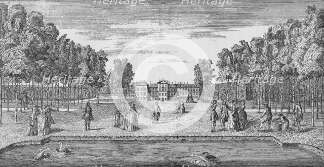 Kensington Palace in Georgian Times, c1750 (1911). Artist: John Rocque.