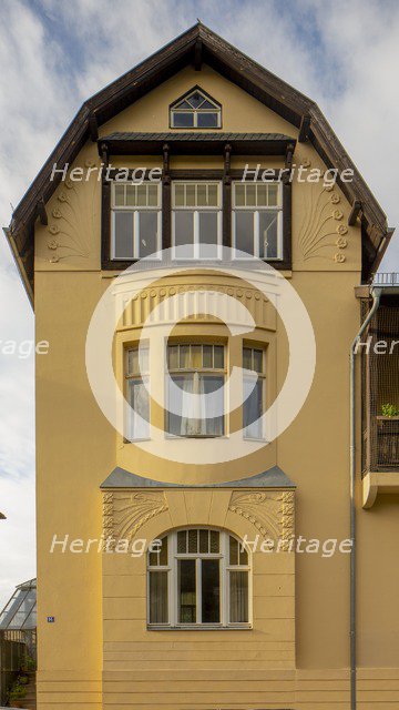 Jugendstil Villa, Gutenbergstrasse 14, Weimar, Germany, 2018. Artist: Alan John Ainsworth.