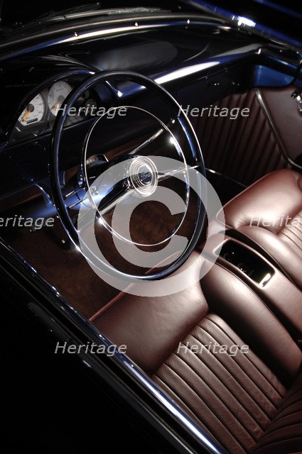 Ford f 100 custom truck 1956. Artist: Simon Clay.