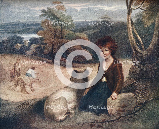 'The Reaper's Child', 18th century, (1912). Artist: Marino Bovi.