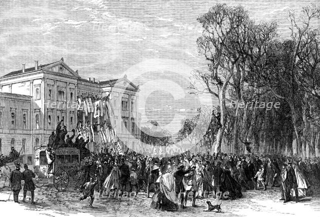 The Schleswig-Holstein Difficulty:...proclaiming Prince Frederick...Duke of Schleswig-Holstein, 1864 Creator: Unknown.