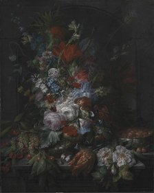 Flowers, 1715-1789. Creator: Dominicus Gottfried Waerdigh.