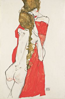 Mother and Daughter, 1913. Artist: Schiele, Egon (1890–1918)