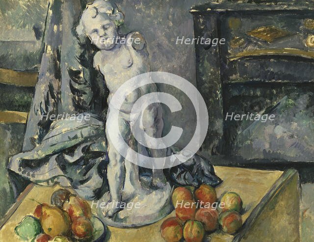 Still Life with Statuette, 1890s. Creator: Paul Cezanne.