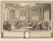 Le concert, 1774. Creator: Antoine Jean Duclos.
