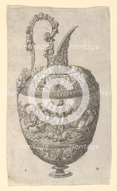 Design for a Ewer, 1565. Creator: Erasmus Hornick.