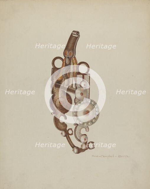 Spade Bit, c. 1936. Creator: Rose Campbell-Gerke.