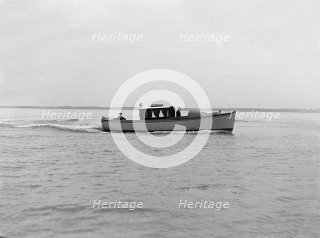Mitcham cabin cruiser, 1914. Creator: Kirk & Sons of Cowes.