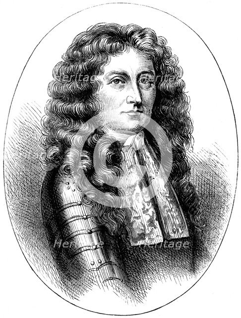 Sir Edmund Andros, English colonial governor in America, 17th century (c1880). Artist: Unknown