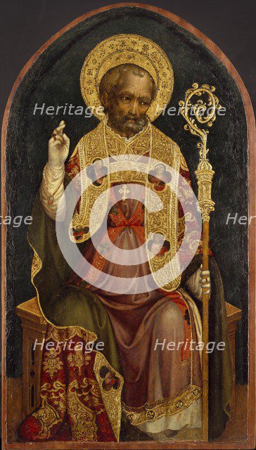 A Bishop Saint, c1440. Artist: Michele Giambono.