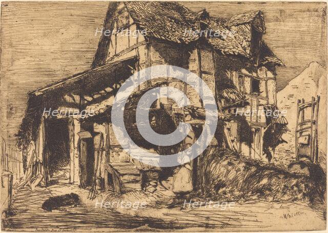 The Unsafe Tenement, 1858. Creator: James Abbott McNeill Whistler.