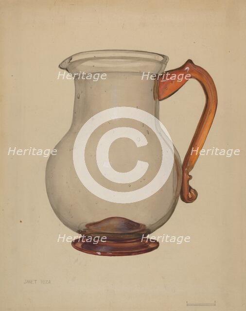 Pitcher, c. 1936. Creator: Janet Riza.