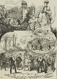 "Pleasure" at the Drury Lane theatre, late 19th century. Creator: Unknown.