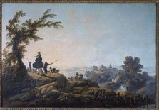 Paysage animé, 1785. Creator: Jean-Baptiste Pillement.