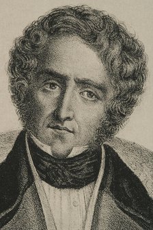 Juan Alvarez de Mendizábal, (1790-1853), Spanish politician and financier, Detail. Creator: Jose Cuevas.