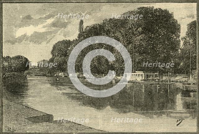 'The Barges', 1898. Creator: Unknown.